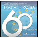 2017 - Divisionale Italia Ufficiale Euro 10 Monete 60° Trattati di Roma FDC